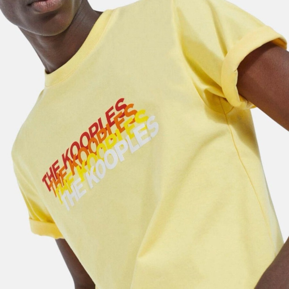 The Kooples 100% Organic Cotton Graphic Logo T-Shirt NWT